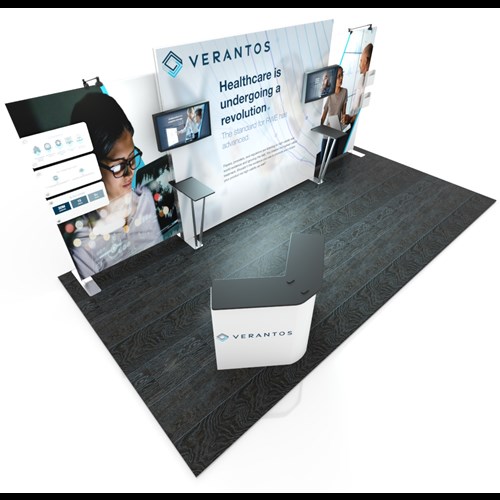 IGNITE 10' x 20' Portable Backlit Display with 9' Light-Box