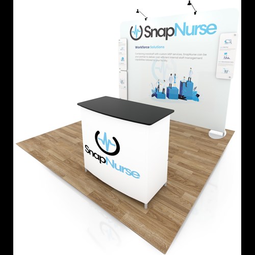 Impact 10' x 10' Portable Display Straight Frame