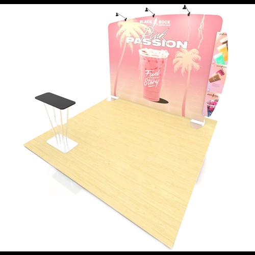 Impact 10' x 10' Portable Display with Arc Frame