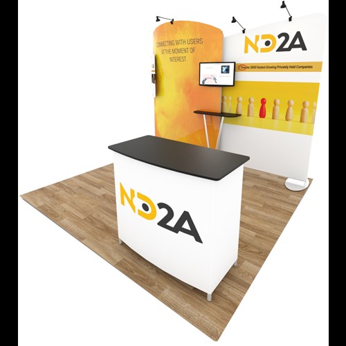Impact 10' x 10' Portable Display with Arch and Angle Frames