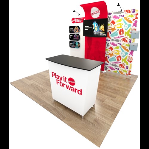 IMPACT 10' x 10' Portable Display with Arch Frame