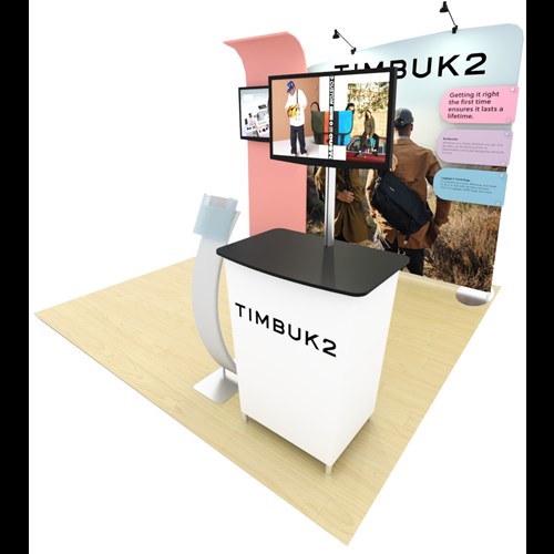 Impact 10' x 10' Portable Display with Canopy and Arc Frames