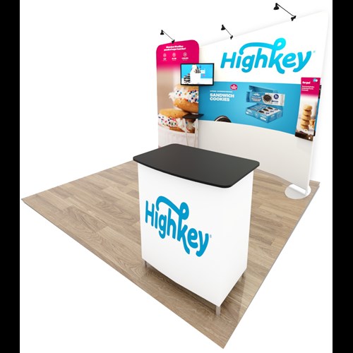 10' x 10' IMPACT Portable Display With Compound Curve Frames