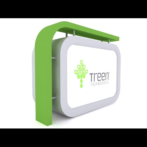 Organic Rectangle Reception Counter