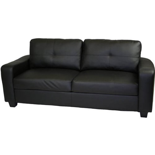 78" Madrid Leather Sofa