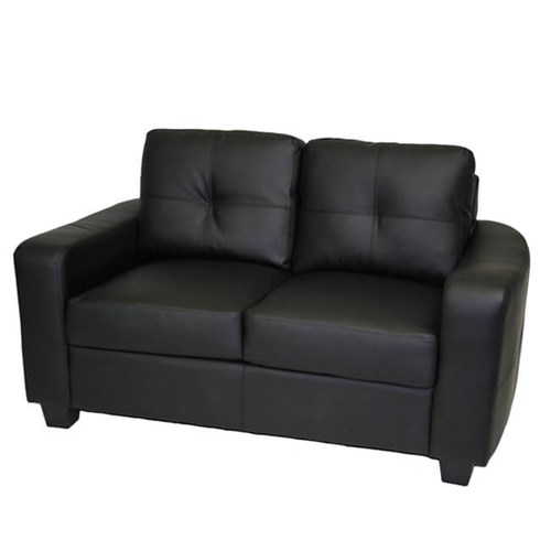 62" Madrid Leather Loveseat