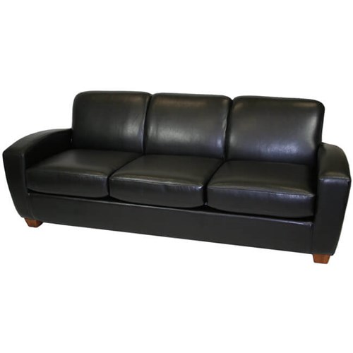 82" Scandic Leather Sofa