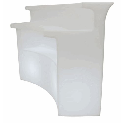 68" Italia Deluxe Curved Bar - Back-Lit