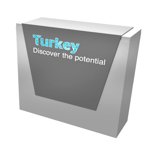 Custom Rectangular Counter with Tapered Inlay