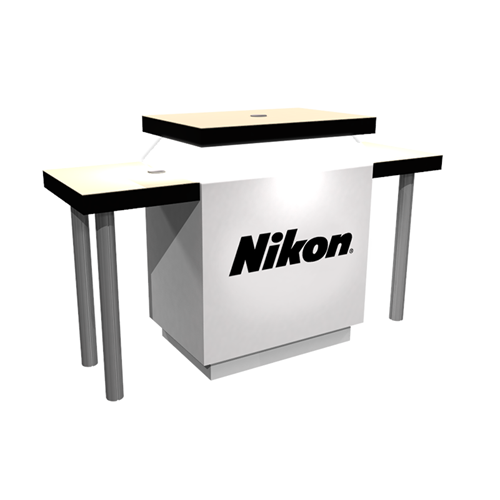 72" Pedestal with Tapered Riser and Extensions