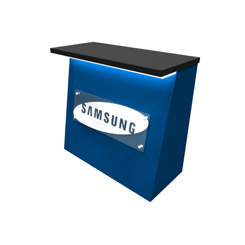 48" Rental Angled Rectangular Counter