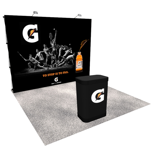 10' x 10' Premium Fabric Flat Pop-Up