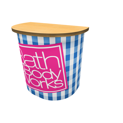 42" Rental Curved Counter