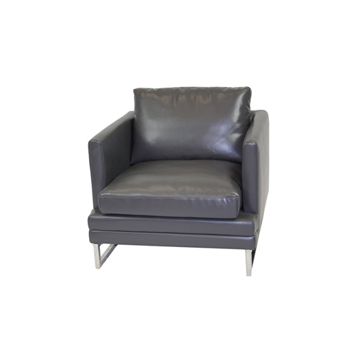 34" Tribeca Leather Chair