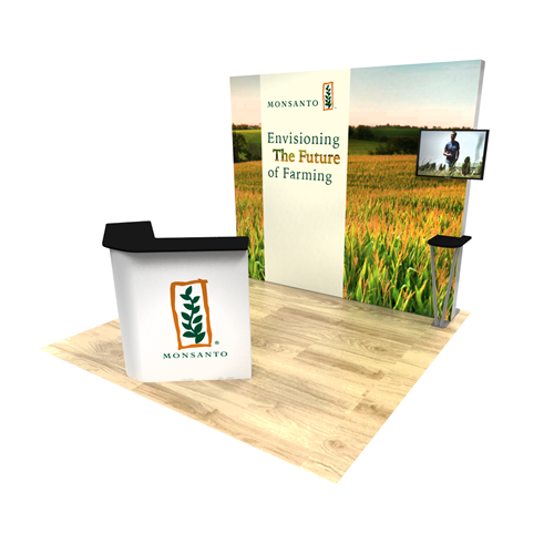 IGNITE 10' x 10' Portable Backlit Display with 9' Light-Box
