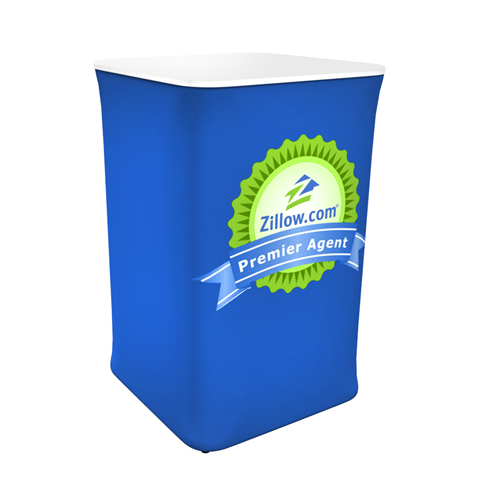 24" Inflatable Backlit Square Counter