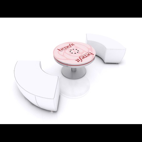 36" Round Charging Coffee Table