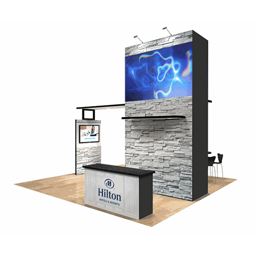 20' x 20' Exhibit Rental With Tower and Canopy