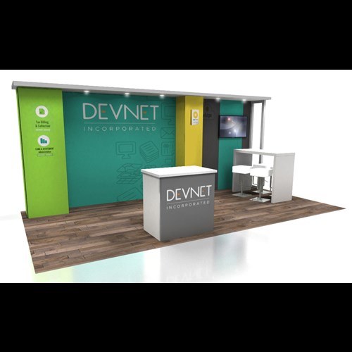 10' x 20' Rental Display with Canopy and Demo Space