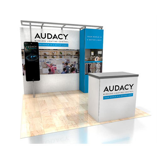 10' x 10' Rental Display with Architectural Canopy