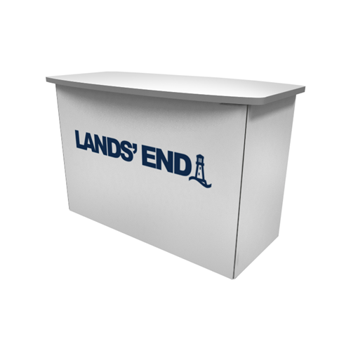 58" Rental Rectangular Counter with Contoured Top